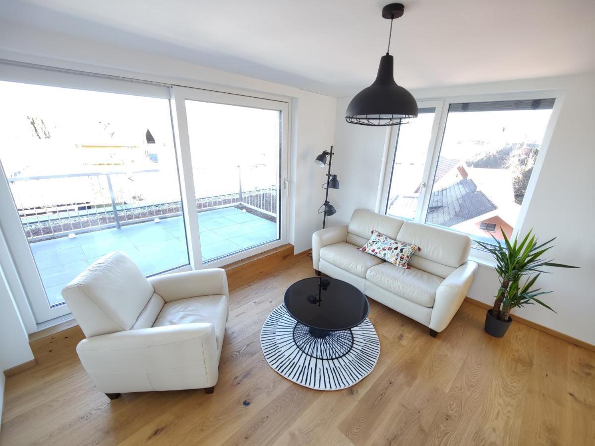 Penthouse Flat Carolina In Salzburg Stadt Exterior photo